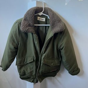 Buffalo kids jacket hunter green